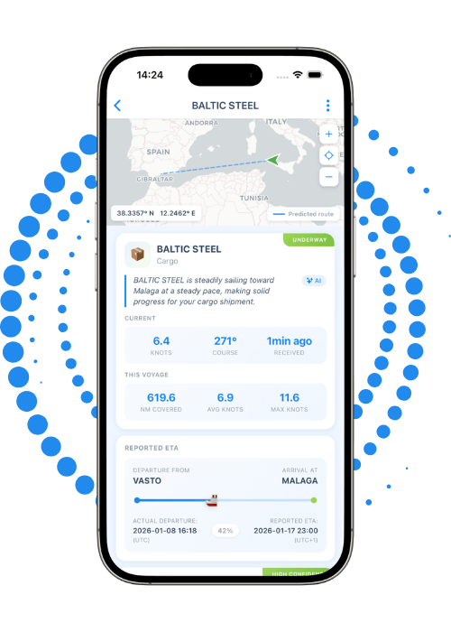 Smart updates on Primo Nautic app